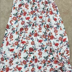 Forever 21 floral white dress